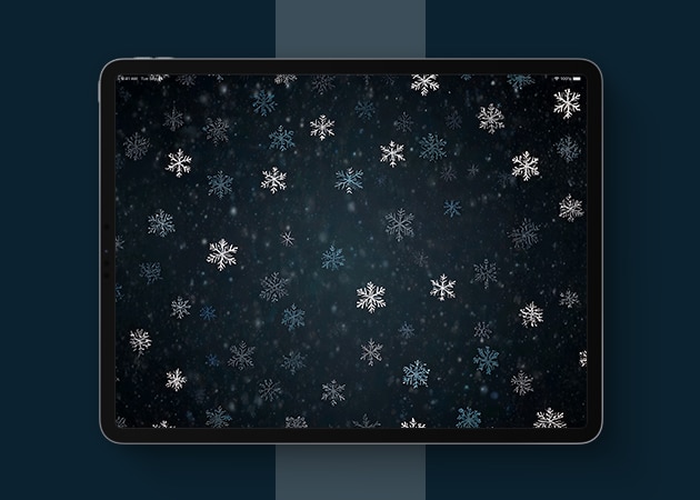 Winter snowflakes wallpaper.