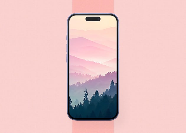 Pastel nature wallpaper.