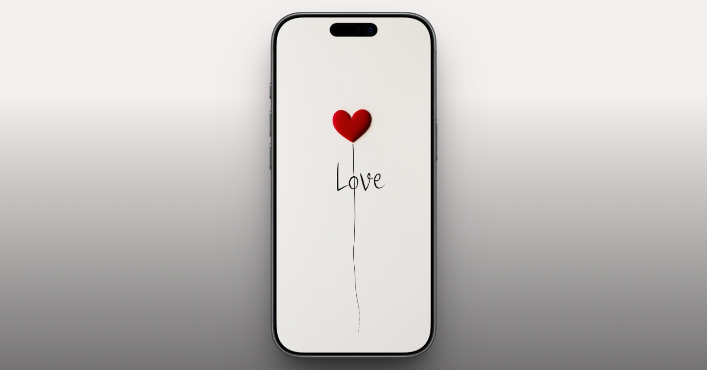 Love Heart Minimal Art