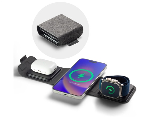 Mophie 3 in 1 travel charger with magsafe