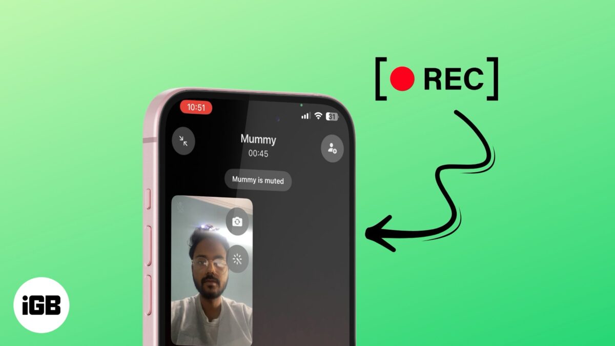 Recording whatsapp calls on an iphone
