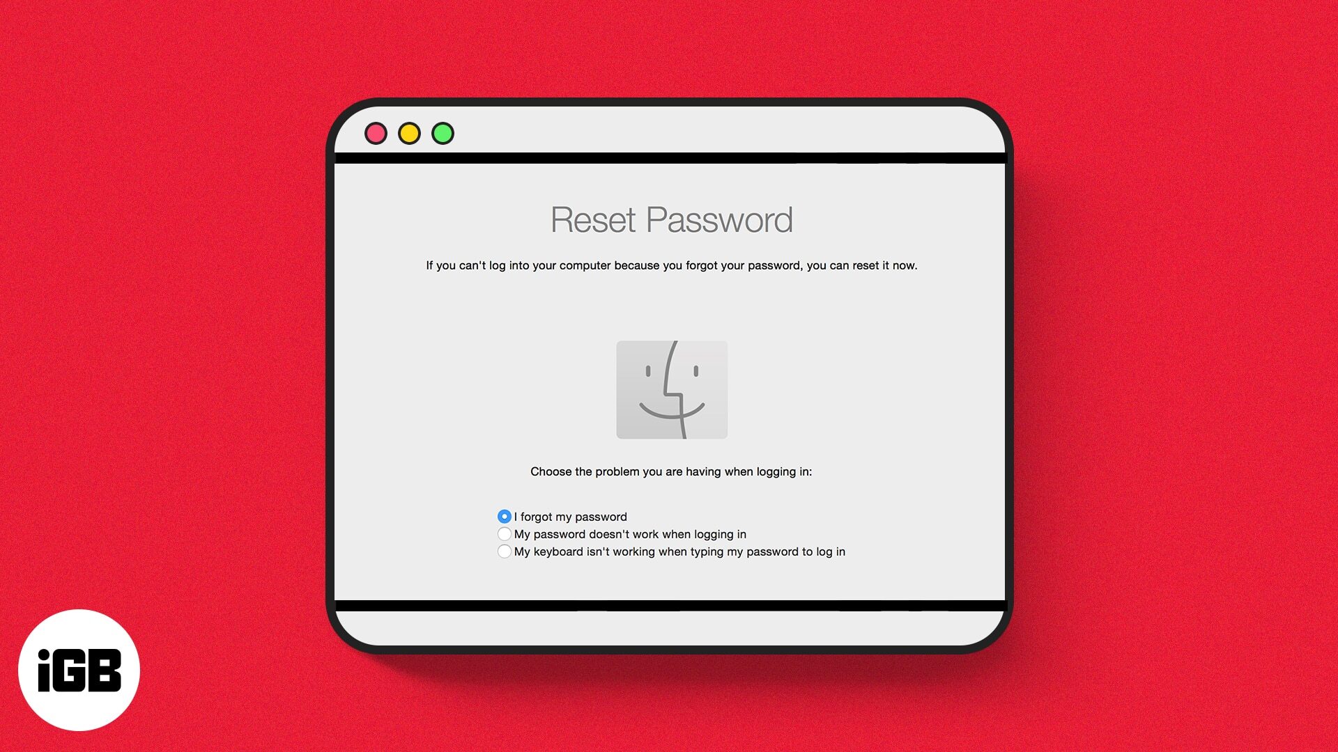 Reset Your Mac Password.