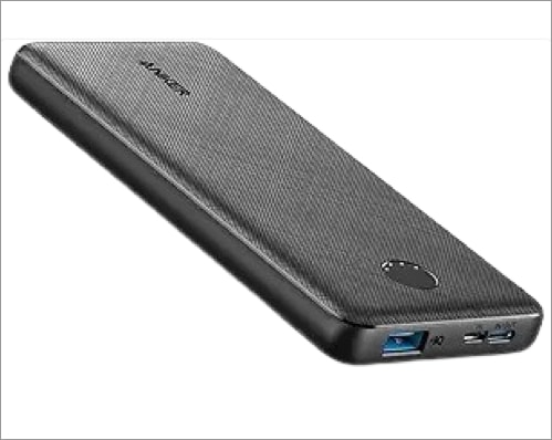 Anker PowerCore iPhone power bank.