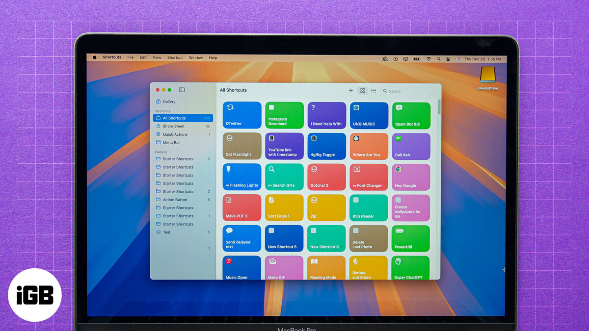 How to use the shortcuts app on your mac