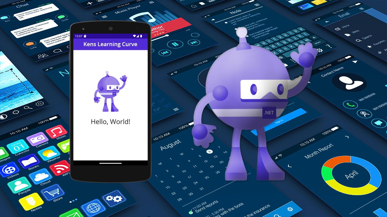 .NET MAUI windows emulator.
