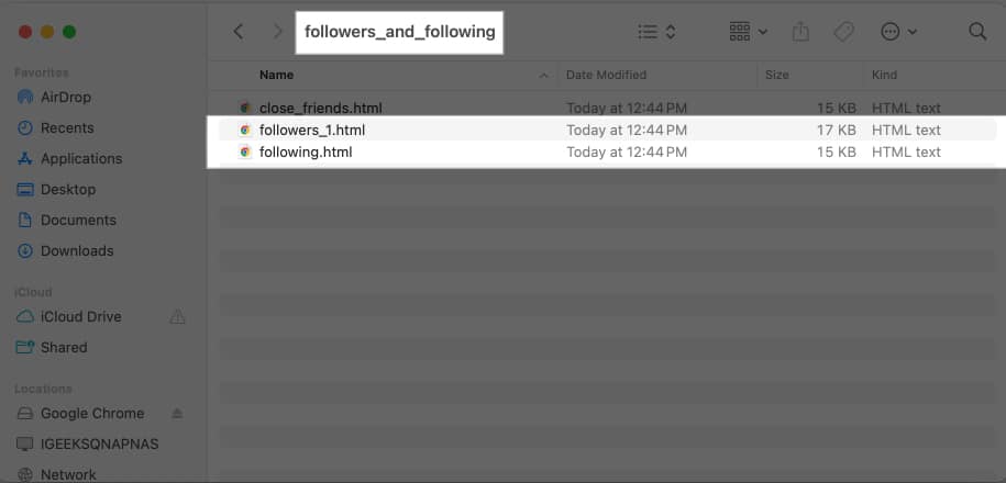 Follower_and_following folder in Finder on a Mac.