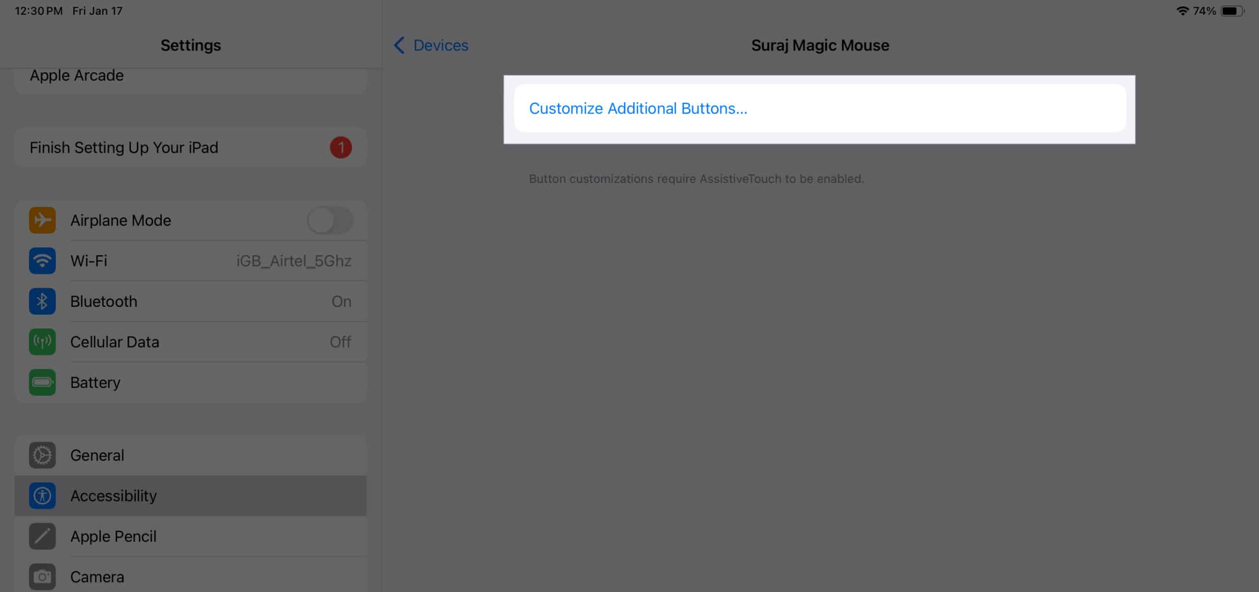 Customize Additional Buttons.