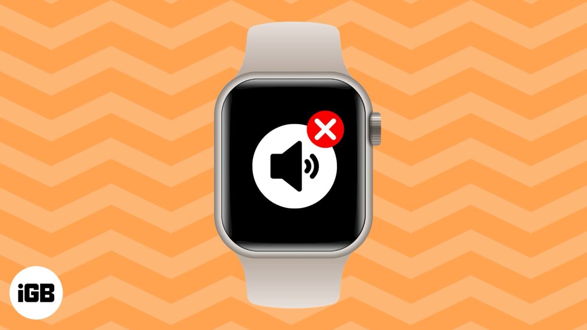Fix apple watch speaker not working