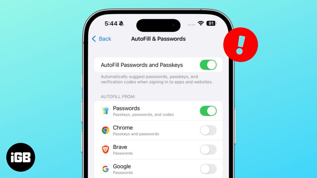 How to fix autofill not working on iphone or ipad