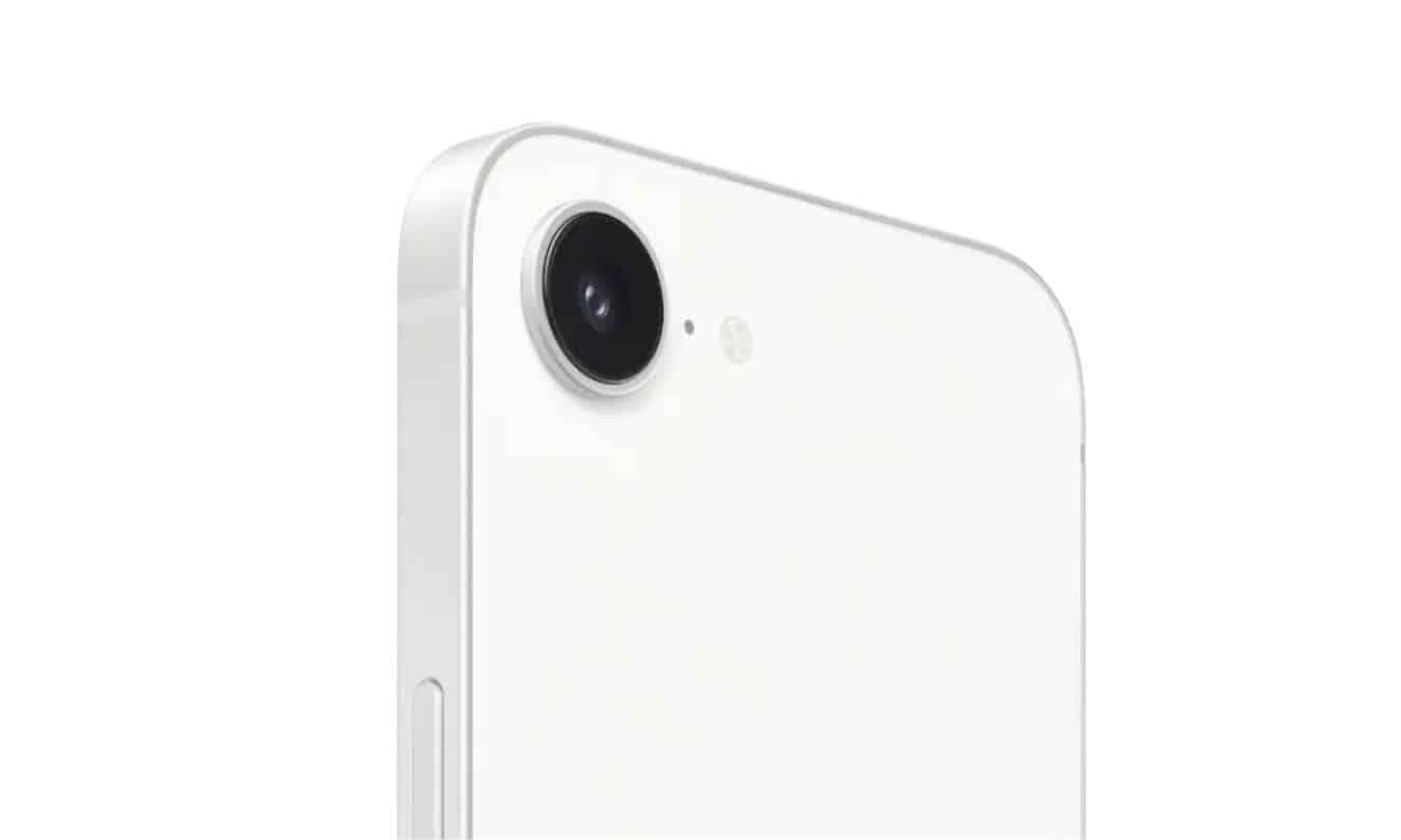 iPhone 16e camera module.