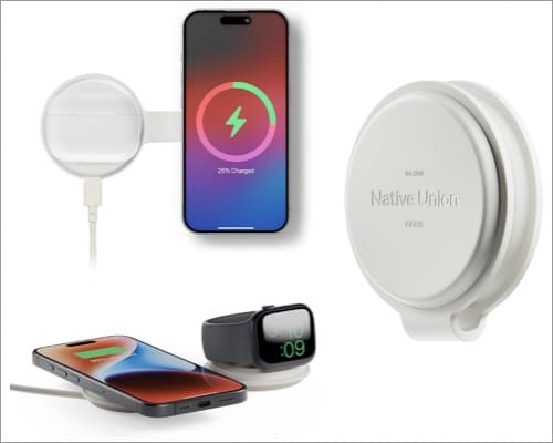Native Union Voyage 2-in-1 Magnetic Wireless Charger