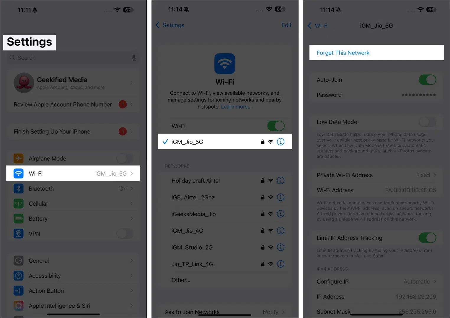 How to Fix Cannot Get Mail Error on iPhone or iPad – iGeeksBlog Reconnect to a Reliable Wi-Fi Network