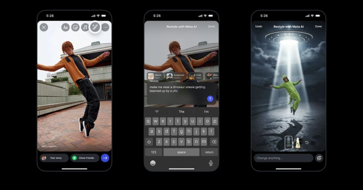 Restyle Your Stories with AI&nbsp;