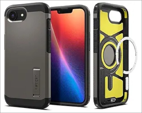 iPhone 16e case, Tough Armor (Ai) MagFit.