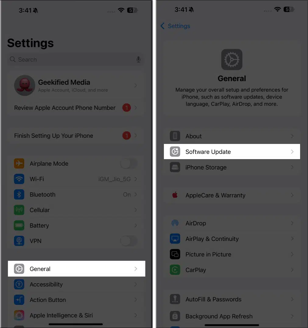 How to Fix Cannot Get Mail Error on iPhone or iPad – iGeeksBlog Update iPhone to the Latest iOS Version
