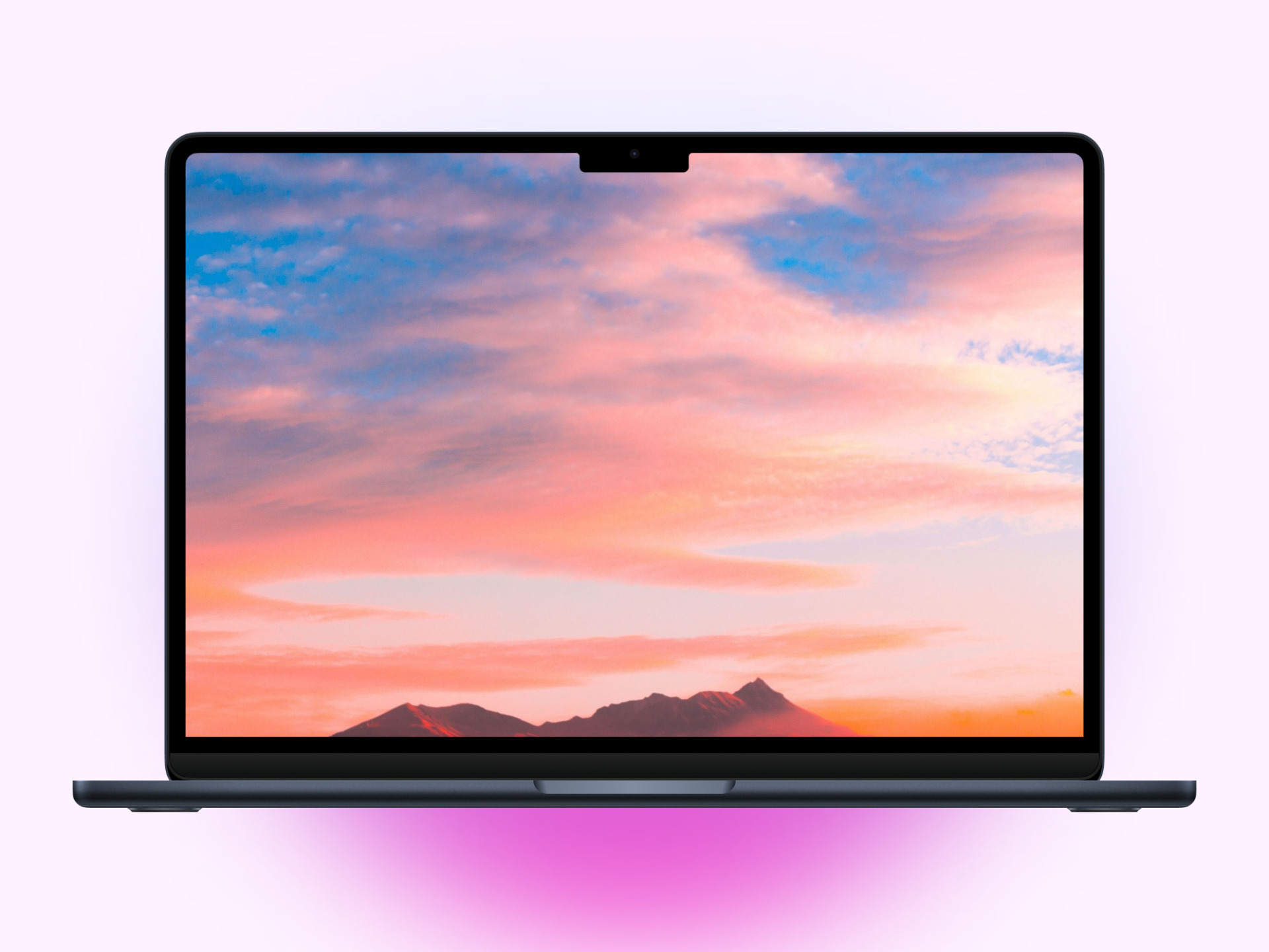 Aesthetic beautiful sky macbook wallpaper