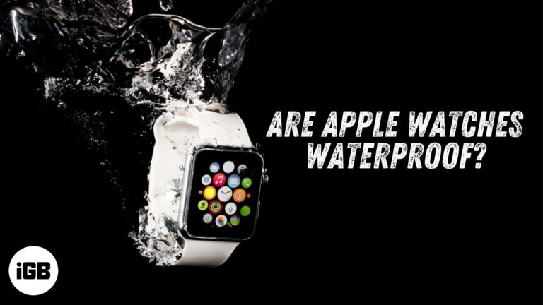 Apple Watches waterproof.