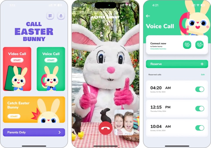 Call easter bunny best easter apps for iphone