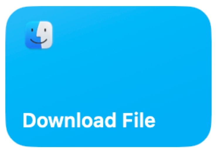 Download file siri shortcuts