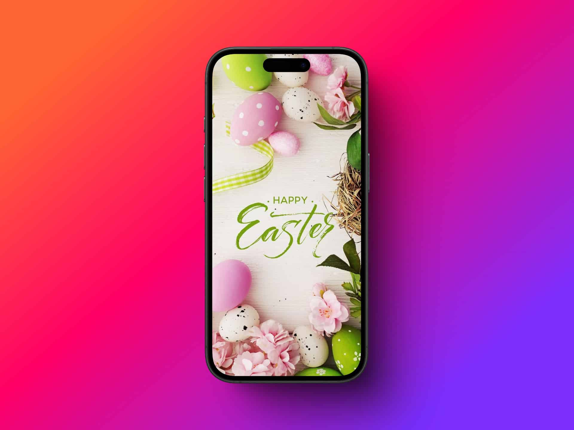 Easter greetings Wallpaper.