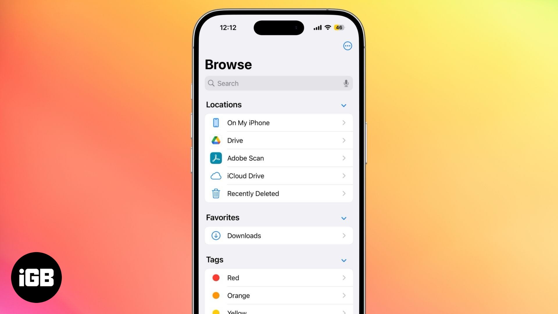 Find downloads on iPhone or iPad.