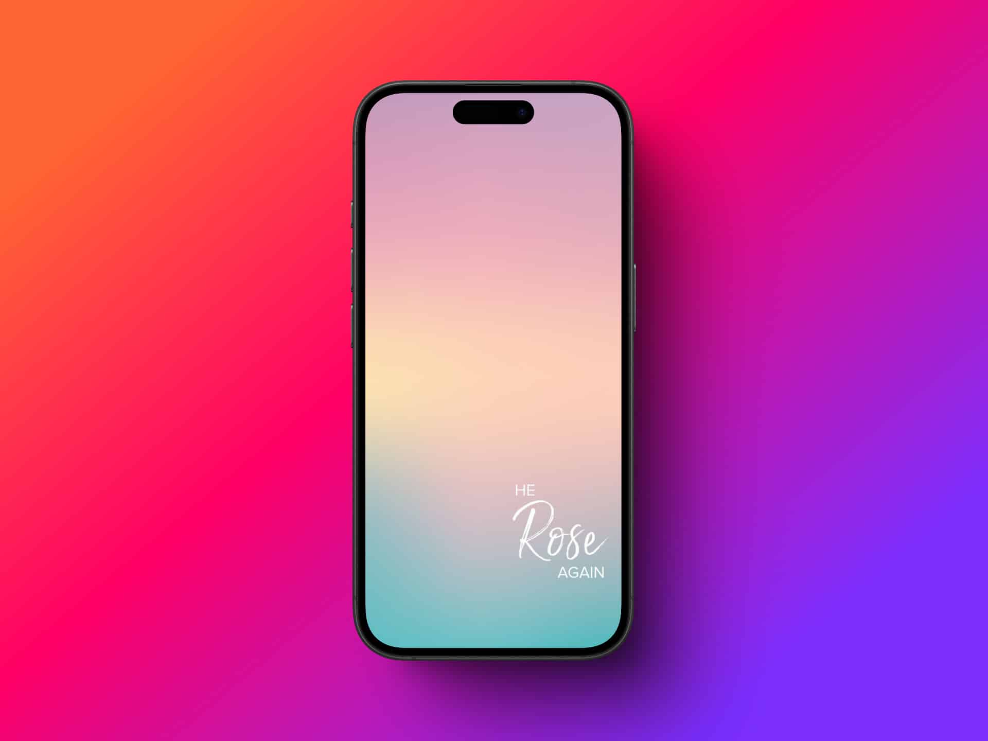 He rose again Easter wallpaper.