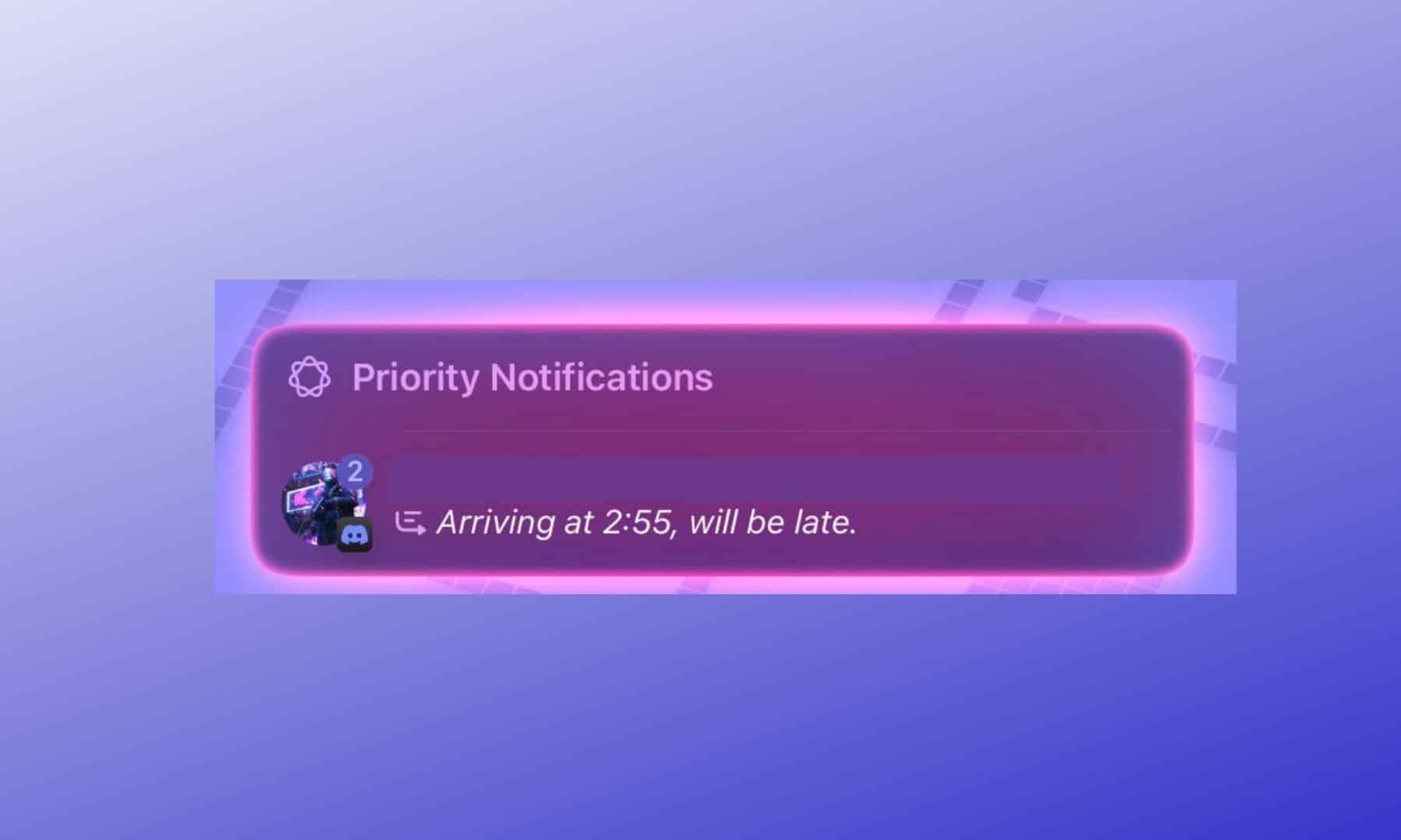 Priority Notifications box on iPhone Lock Screen in iOS 18.4 Beta 1.