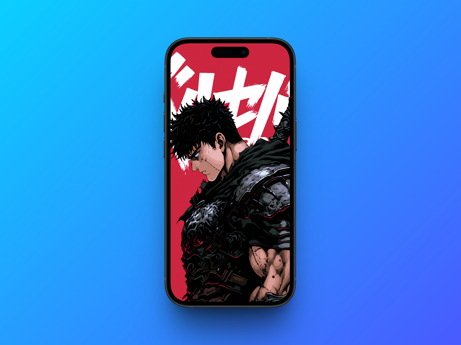 The true guts wallpaper in iphone mockup