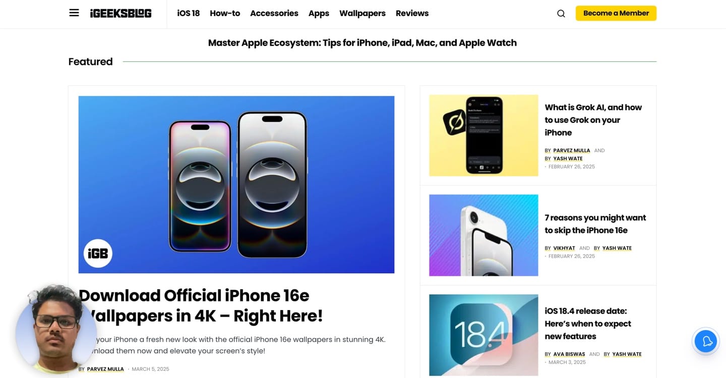 Use Presenter Overlay with FaceTime.