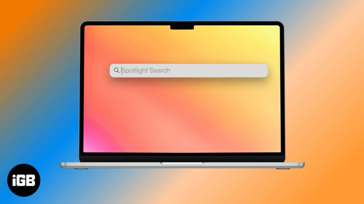 Use spotlight on your mac