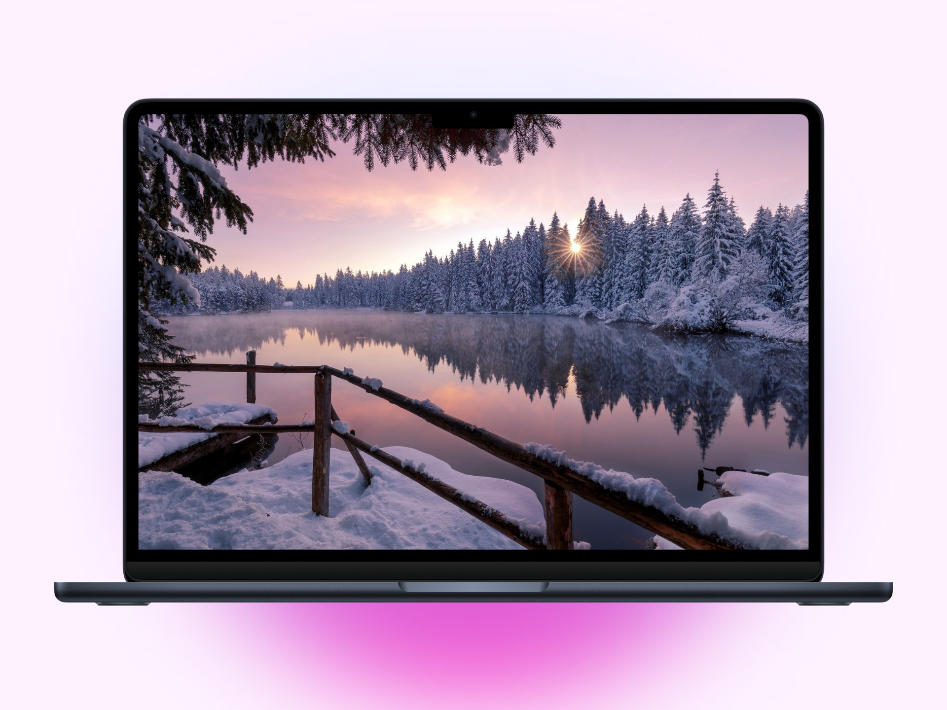 Winter aesthetic macbook wallpaper