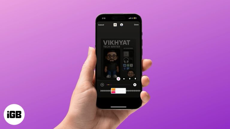 Add music to Instagram story.