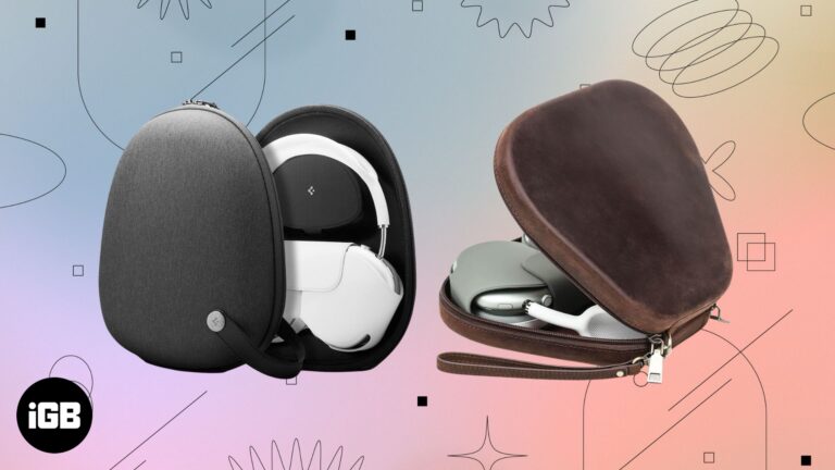 AirPods Max cases and covers.