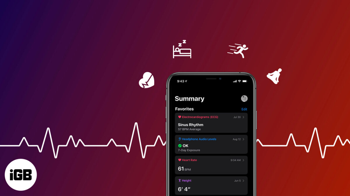 Share health data in ios health app with family friends or doctors