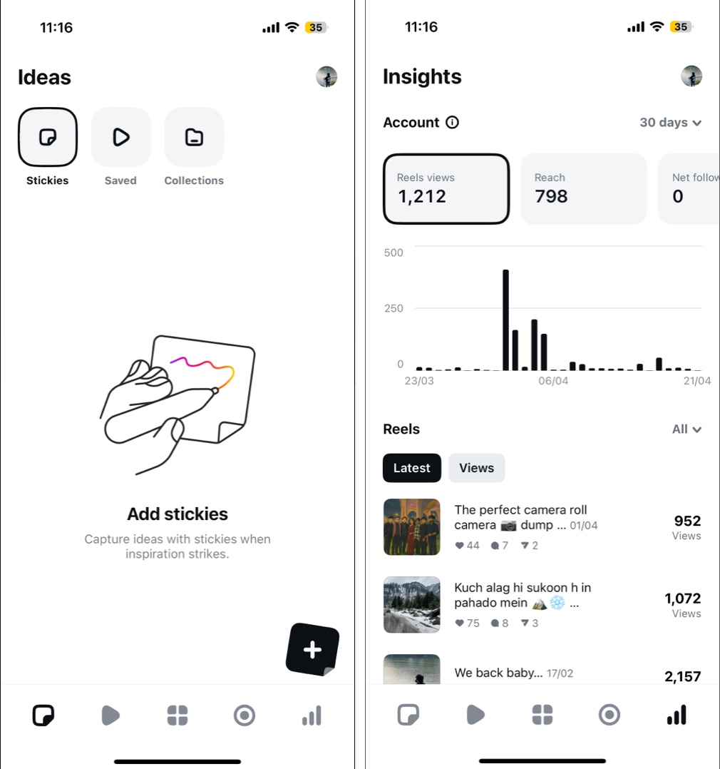 Instagram edits app features   ideas inspiration feed and insights