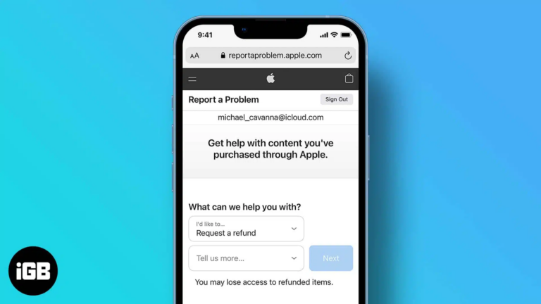 Request a refund for App Store purchase.