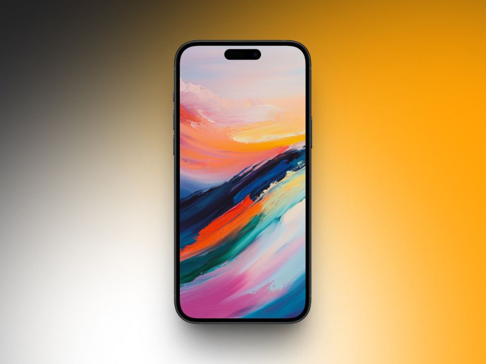 Strokes slide paint wallpaper