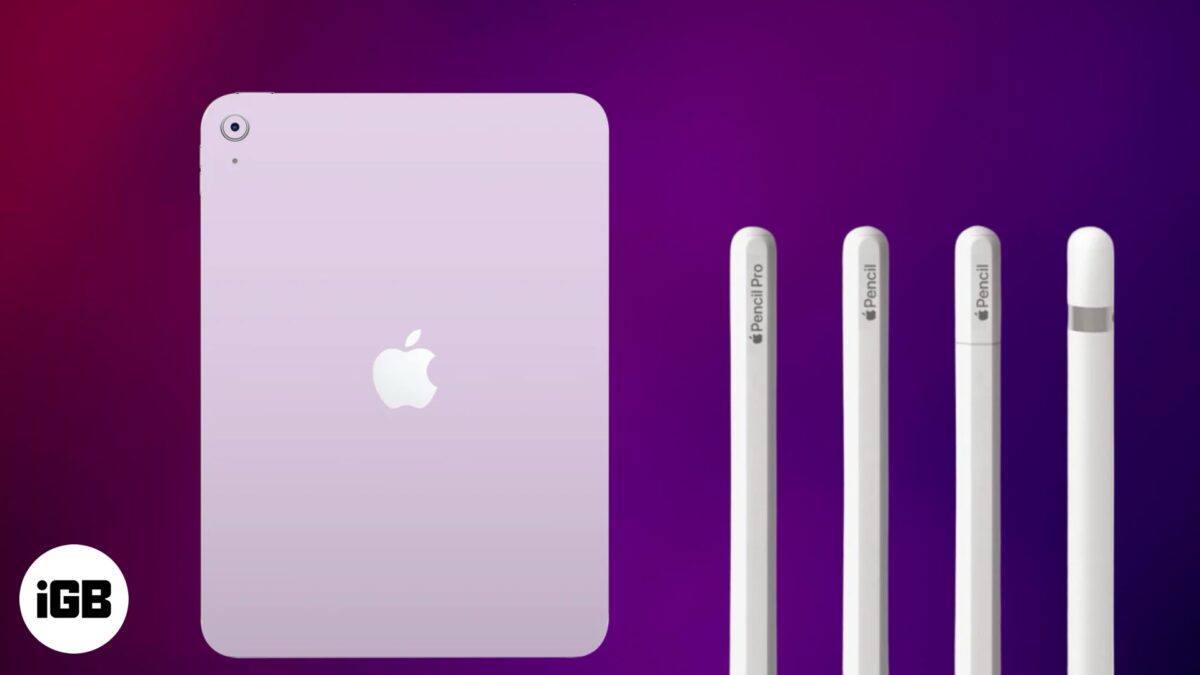 Which ipads are compatible with apple pencil