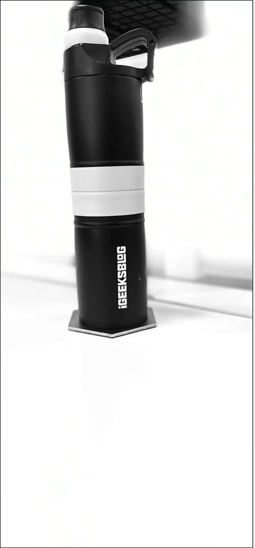 High key light mono portrait effect on an iphone