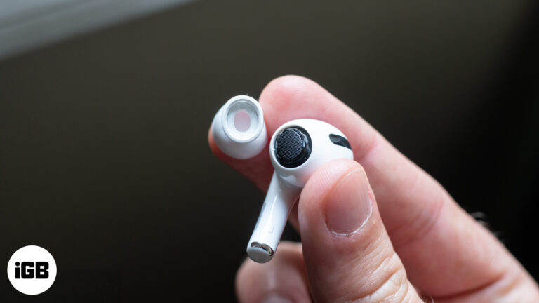 Change AirPods Pro Ear Tips.