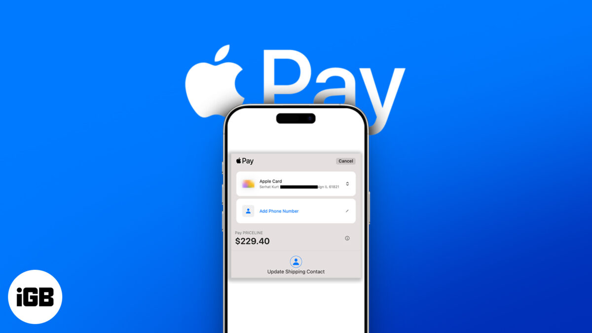 Fix the update shipping contact error on an iphone