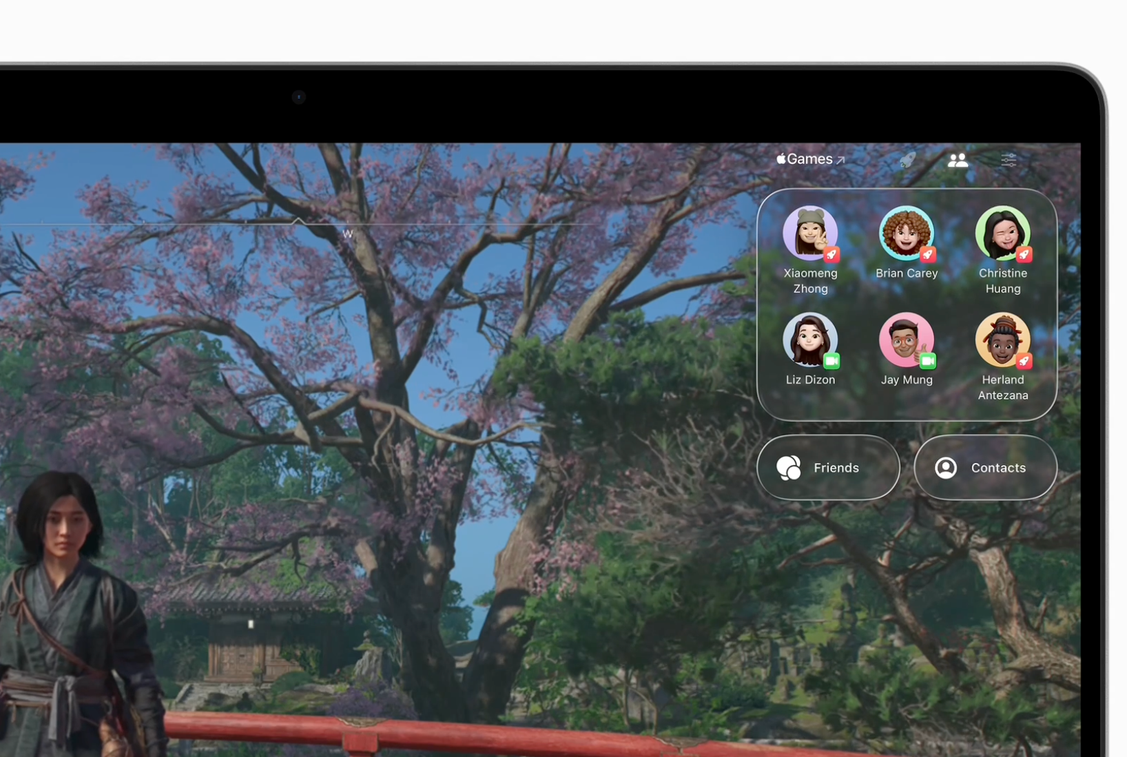 Game overlay on a mac