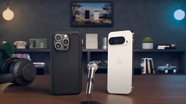 Google Mocks iPhone 17 Design Leaks in Pixel 9 Pro Ad.