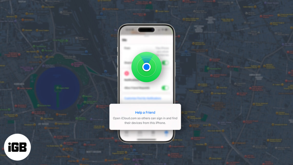 Help a friend find their iphone