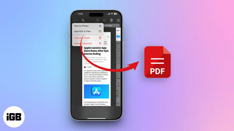 Save Any Webpage as a PDF on iPhone and iPad.