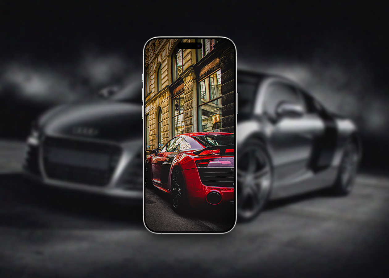 Audi r8 iphone car