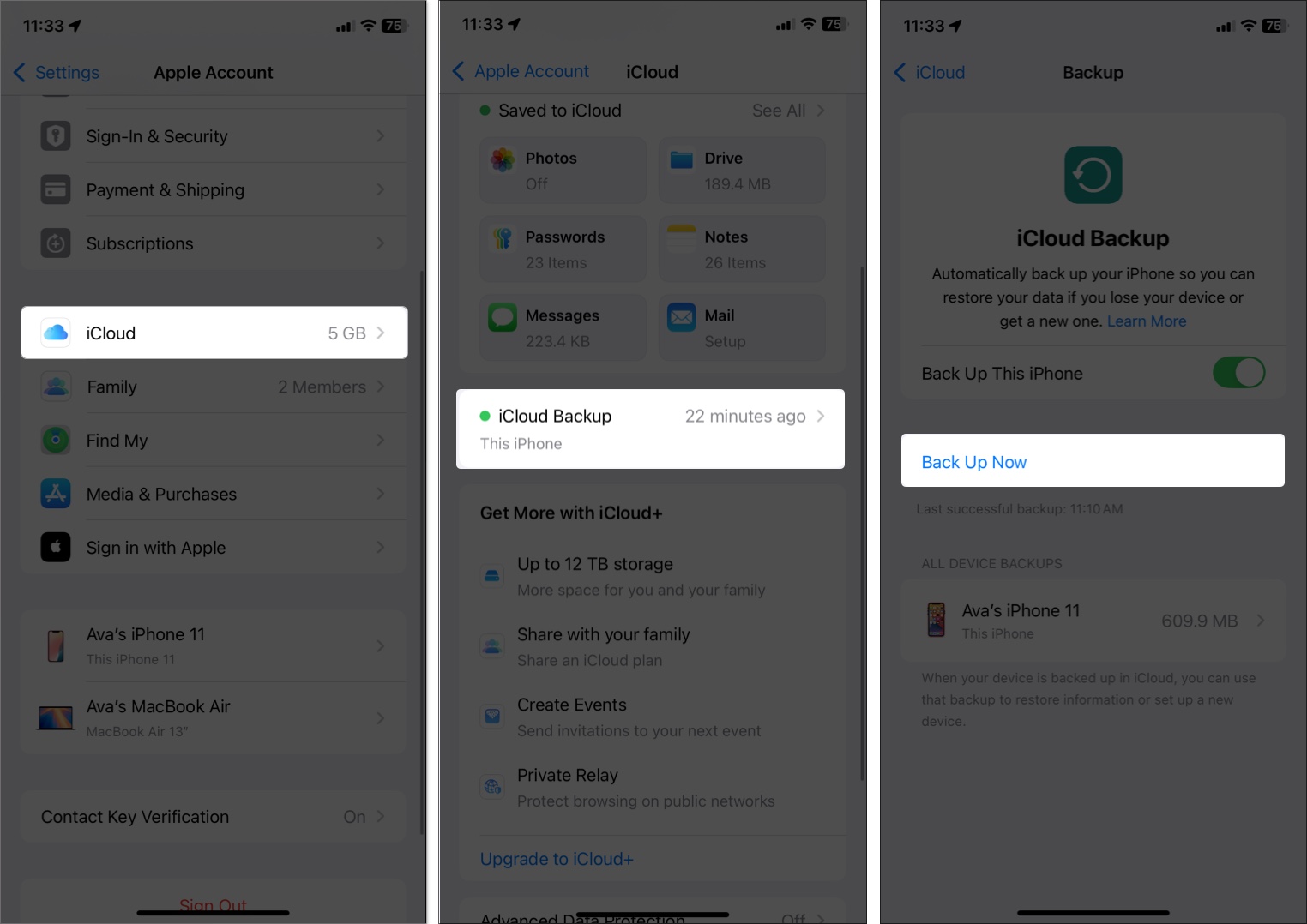 Back up iphone to icloud before factory reset