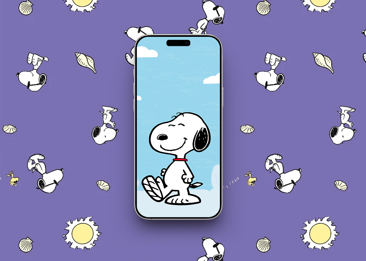 Black and white luxe snoopy