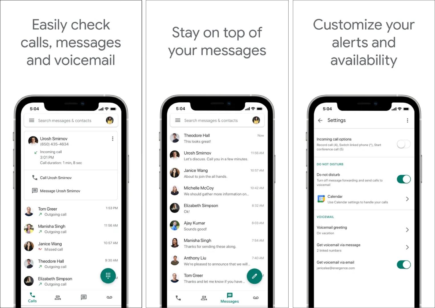 Google voice second phone numbers app