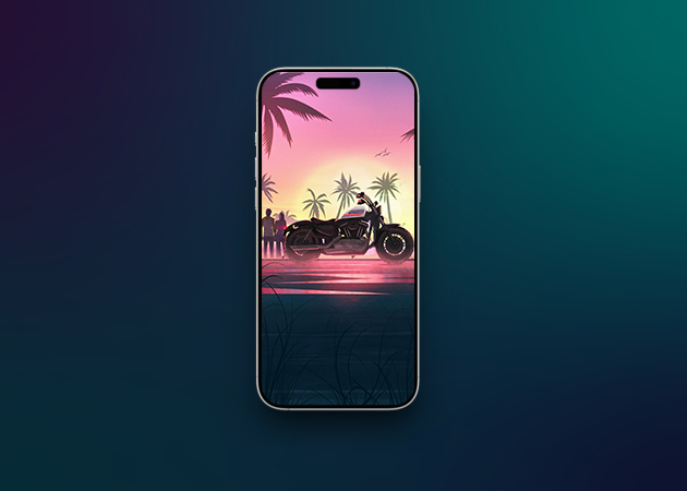 Gta 6 bike wallpaper